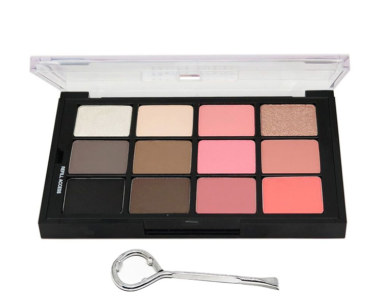 Ben Nye - STP76 Classy Chic Eye & Cheek, 12er Palette