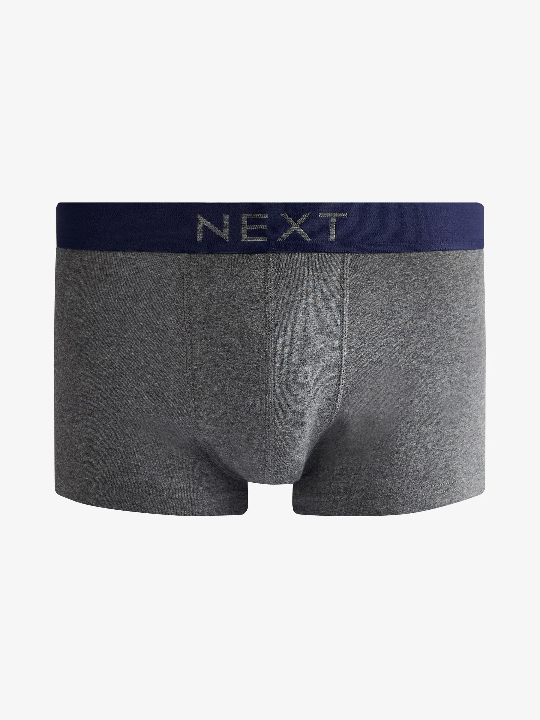 Grijs/marineblauw - Verpakking van 4 - Hipster boxershorts van 100% katoen