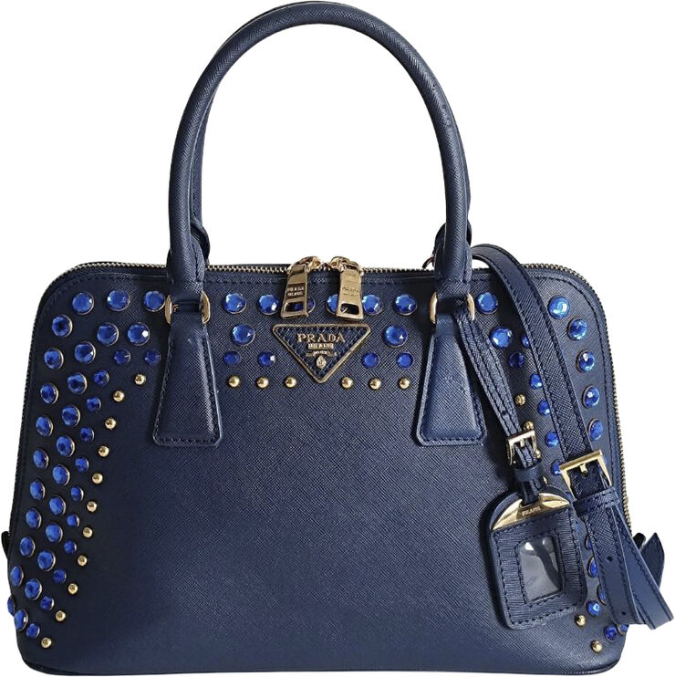Prada Vintage Prada Shoulder Bag Blue