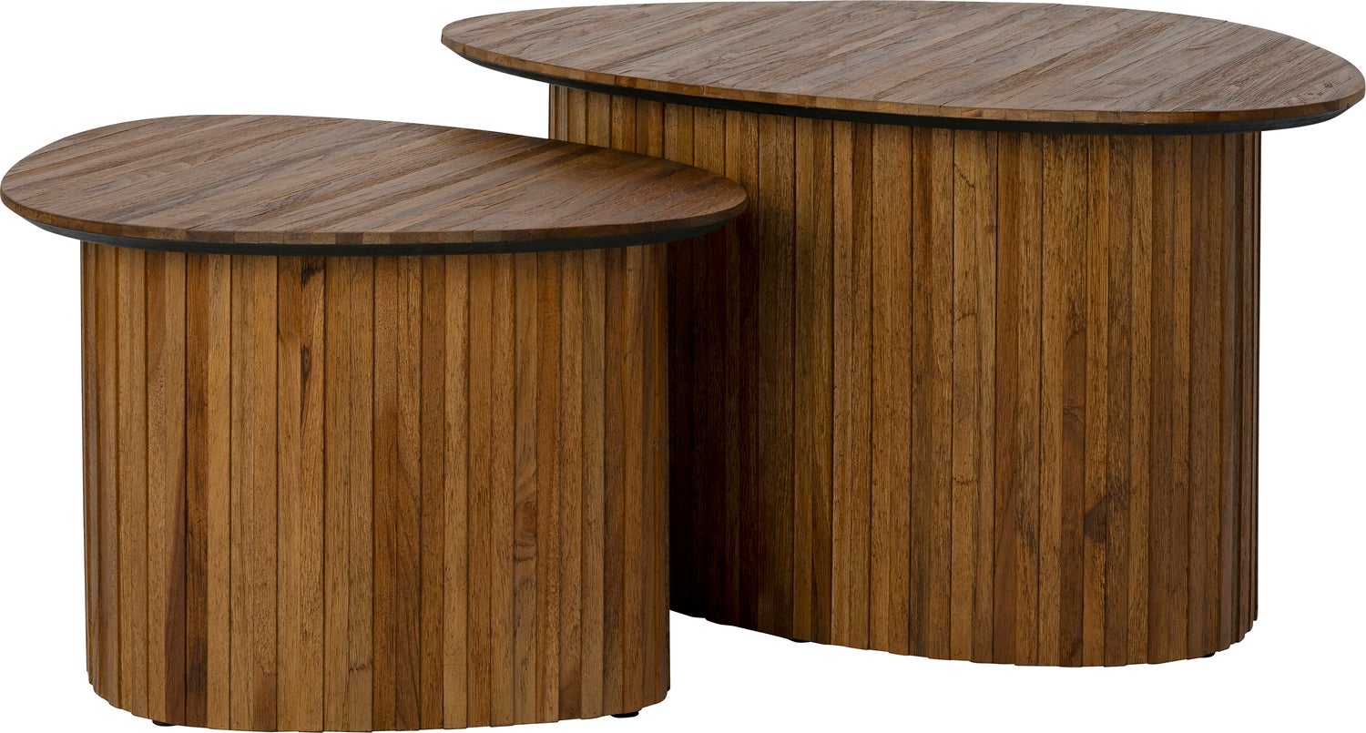 Intratuin bijzettafel Riss naturel 60 x 48 x 36 cm