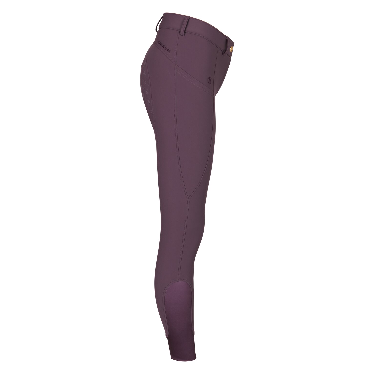 Cheval de Luxe Softshell Grip-Vollbesatz-Reithose - velvet plum