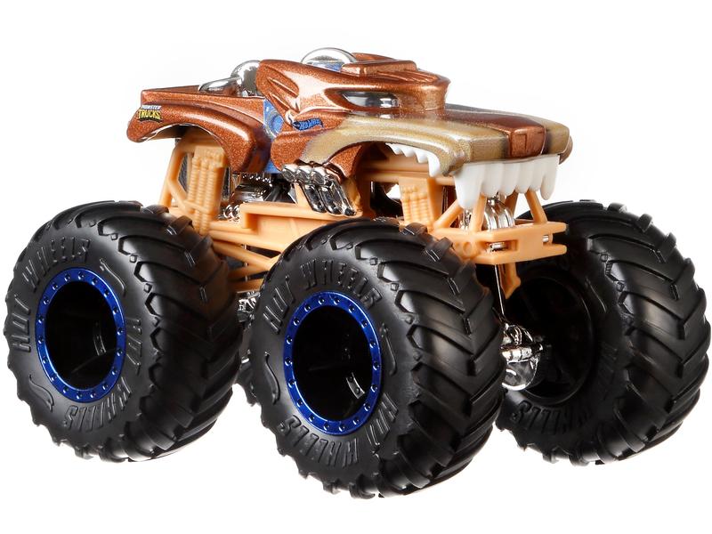 Hot Wheels Monster Trucks 1:64 Die-Cast 2er-Pack Spielzeug-Truck zum Sammeln mit grossen Rädern