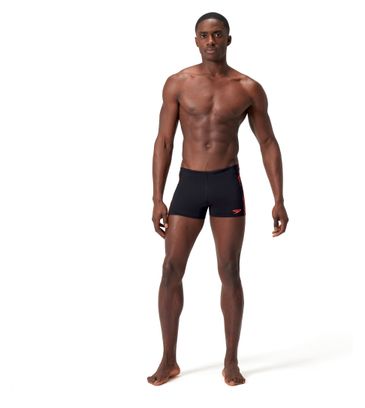 Maillot de Bain Speedo Tech Panel Noir / Rouge