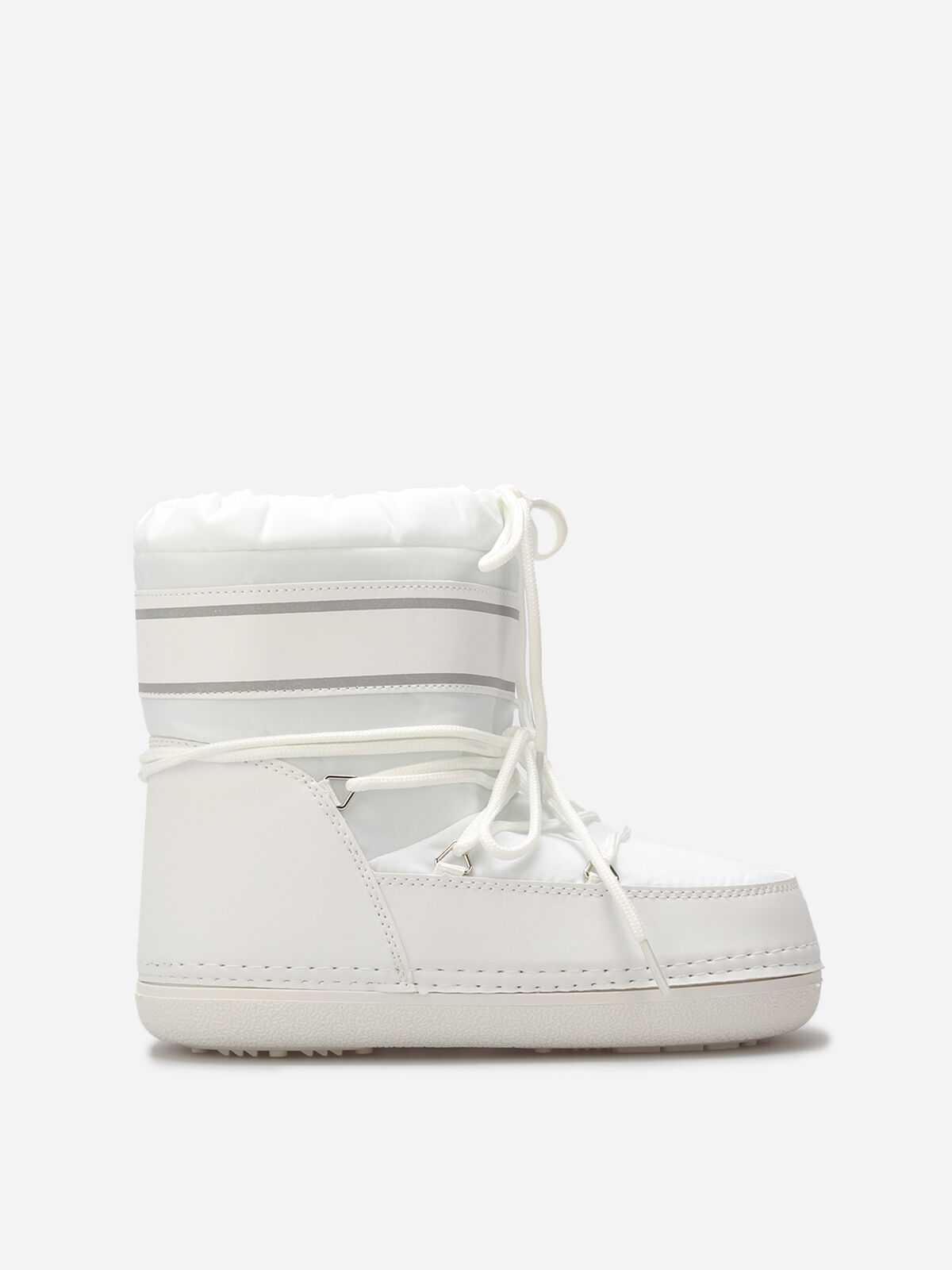 Bottes de neige bi-matières- Blanc