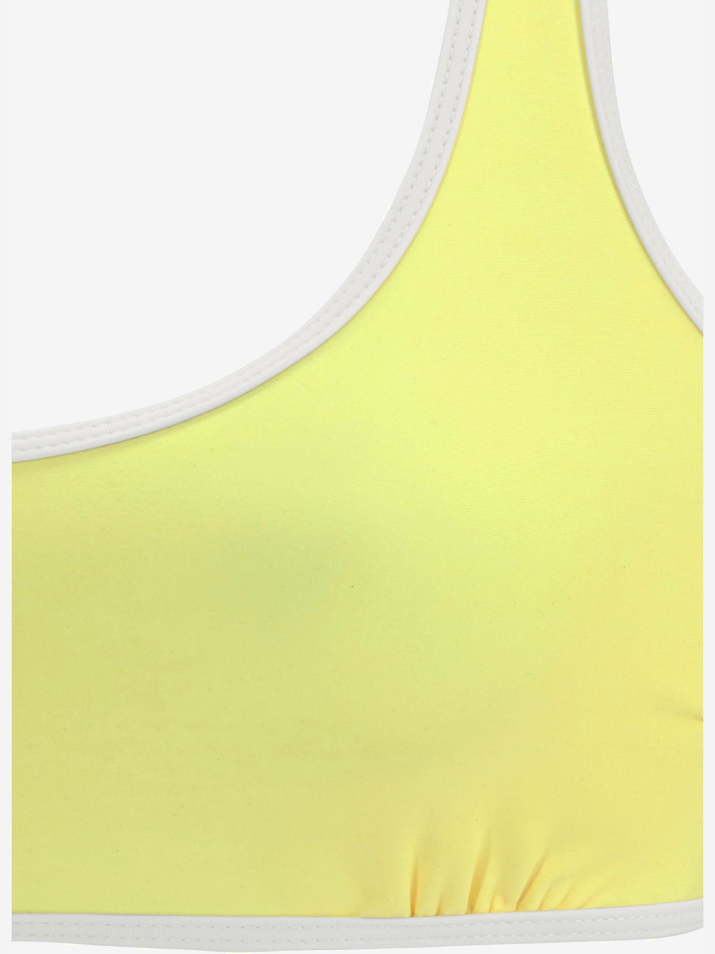 Haut de bikini bustier passepoils contrastés