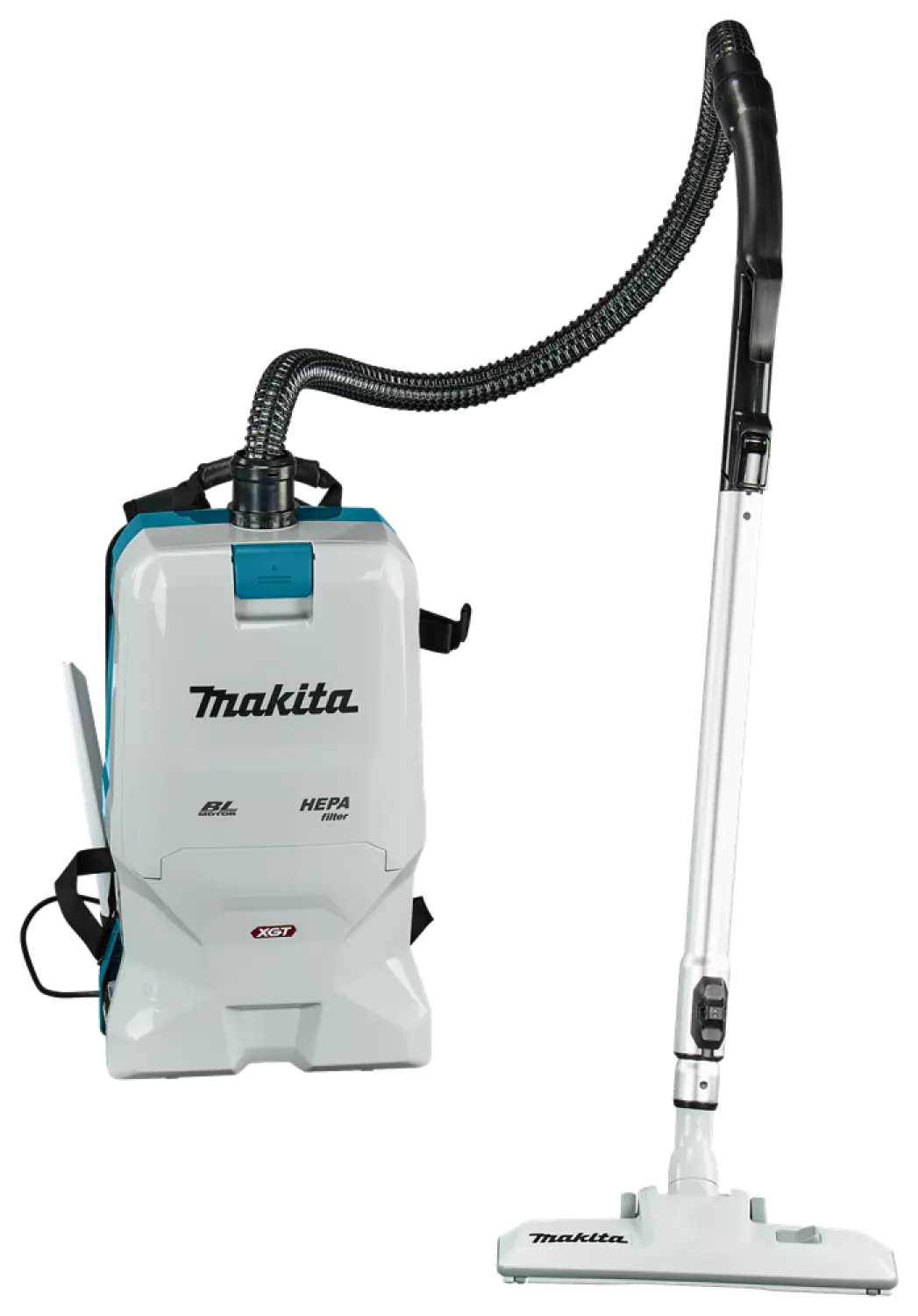 Makita VC011GM2NL1 XGT 40V Max Li-Ion Accu Rugstofzuiger Set (2x 4.0Ah) - 200mbar