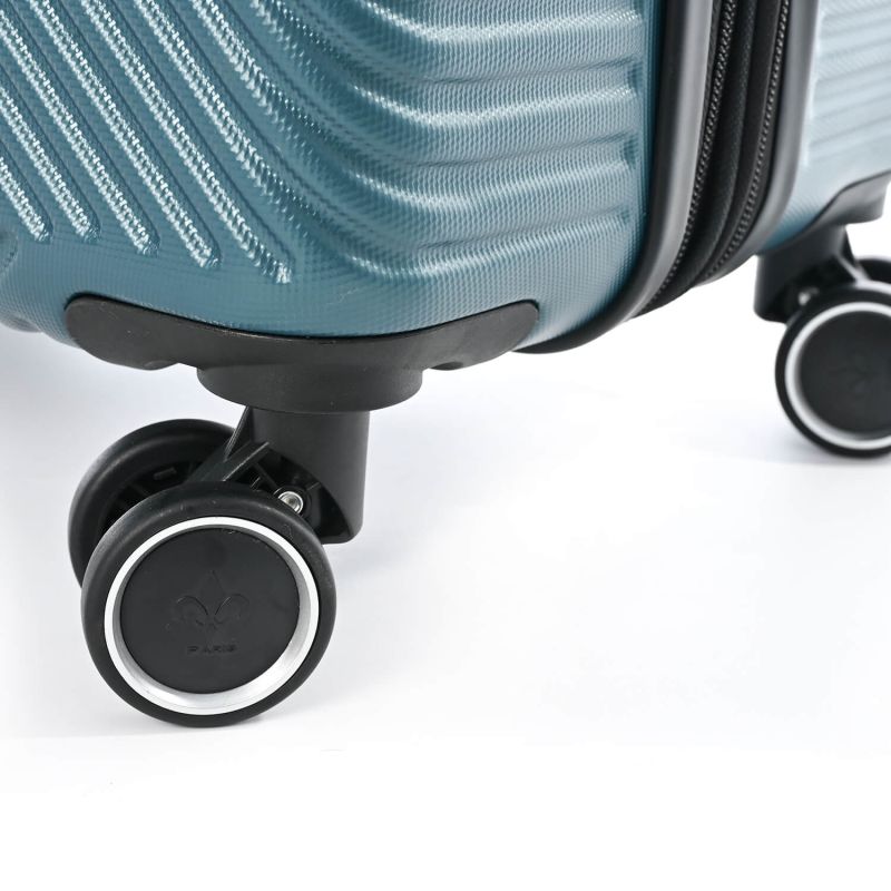 Lot de 3 valises rigides 337 Extensibles 55, 67 et 77 cm Vert