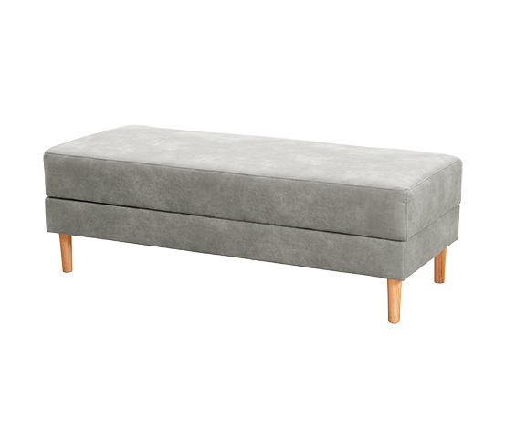 Federkern-Eckschlafsofa »Just Relax« mit Stauraumbank, grau