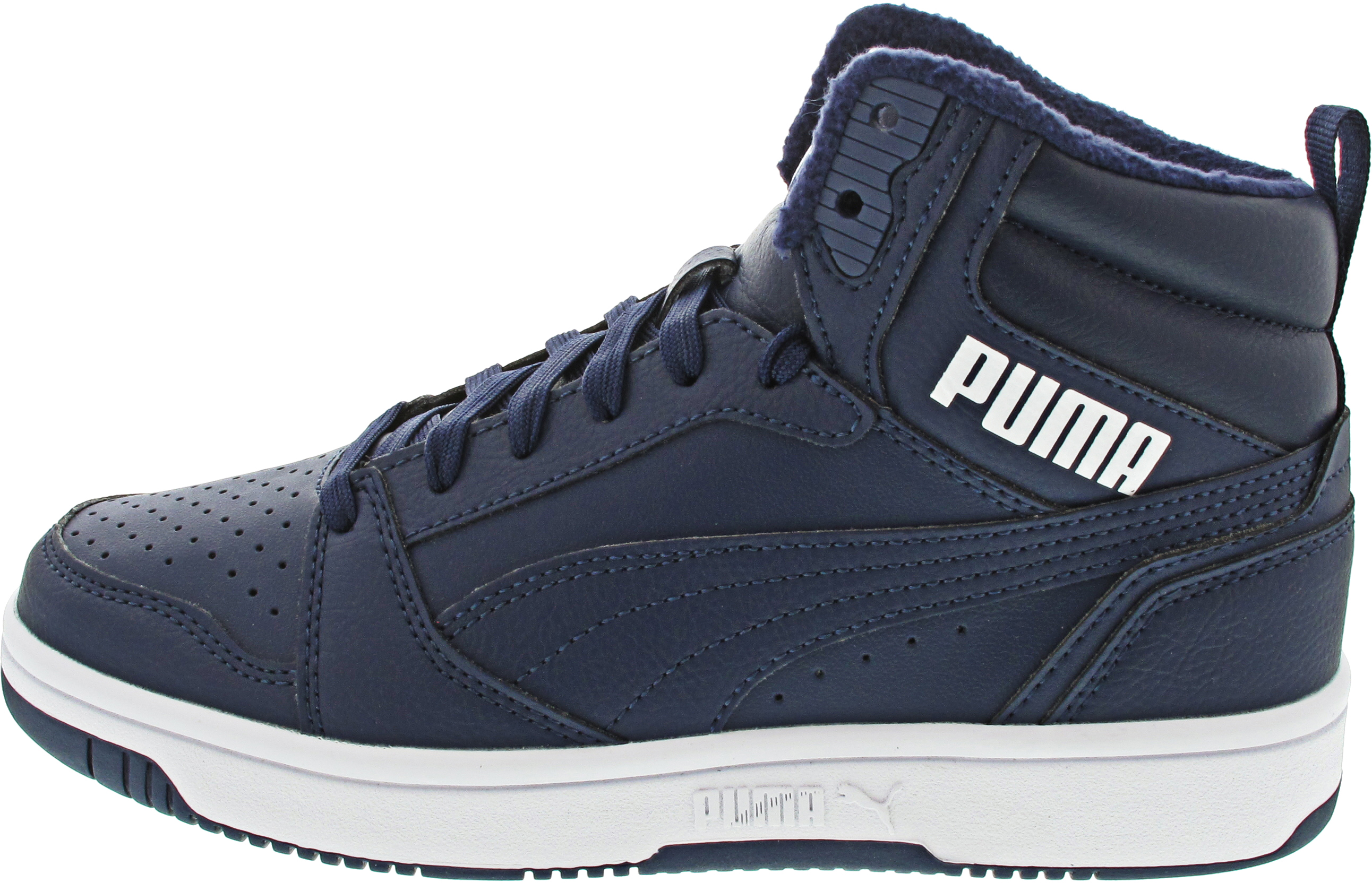 Puma Rebound V6 Mid WTR Jr Sneaker blau