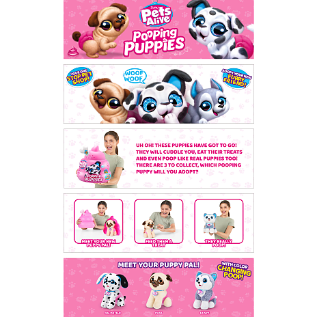 Pets Alive Pooping Puppies S1 Surprise