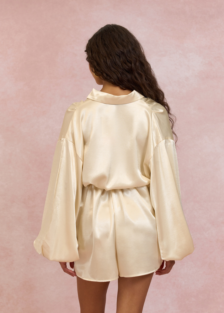 Celeste playsuit lichtgeel