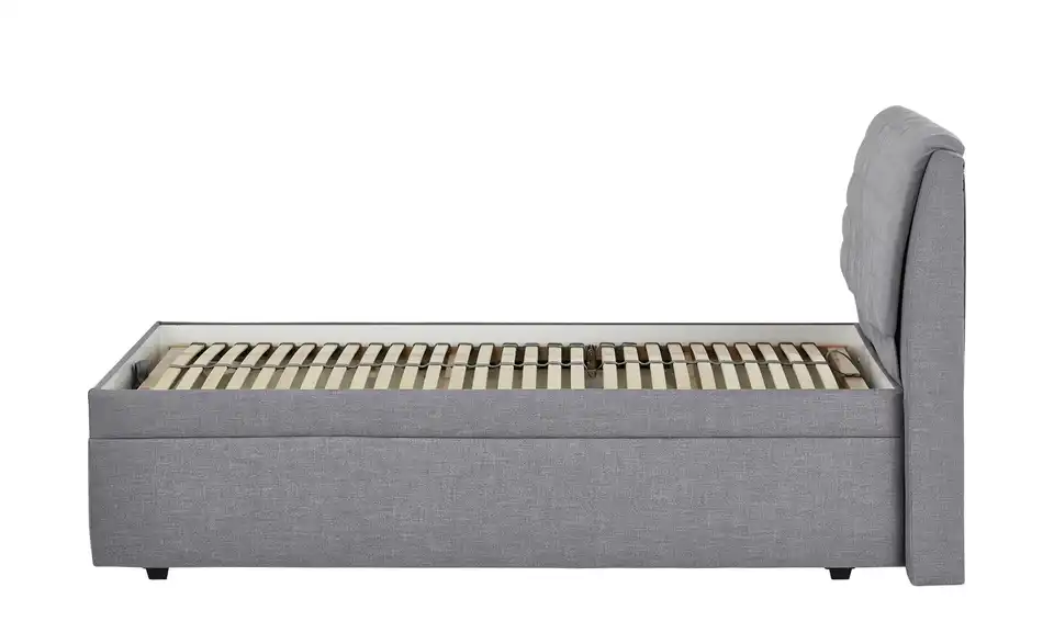 Polsterbettgestell York Grau 120 cm