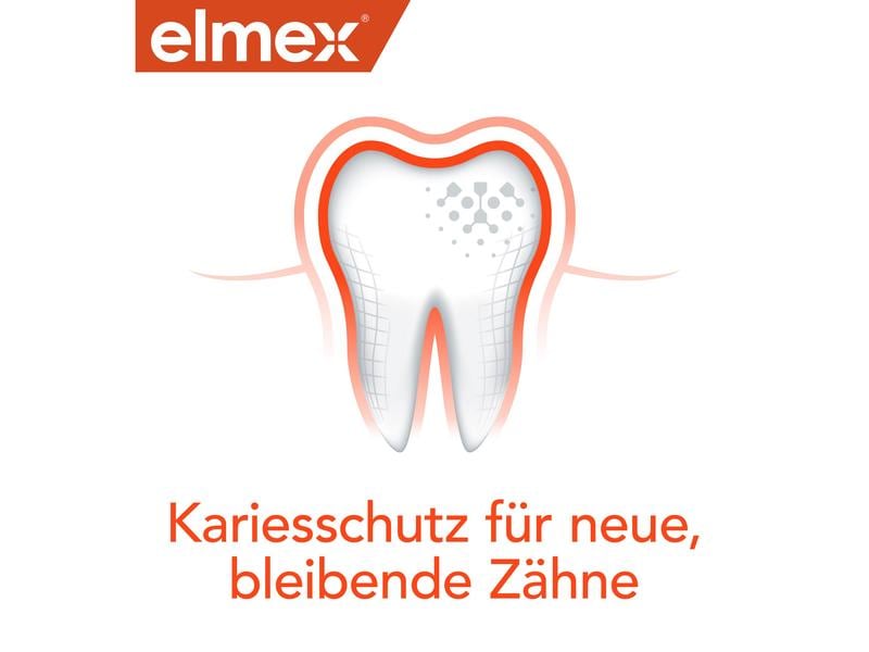 elmex Mundspülung Junior 6-12 Jahre 400 ml Mundwasser mit Kariesschutz für die neuen, bleibenden Zähne