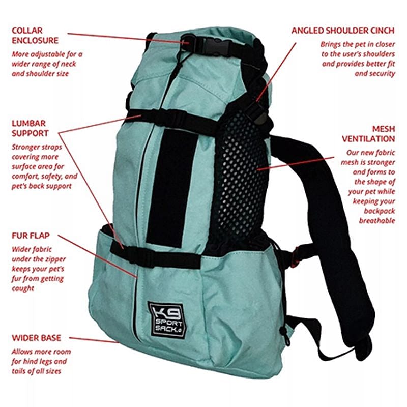 K9 Sport Sack® Air 2 Rugzak Hond | M | Mint | 15756.11