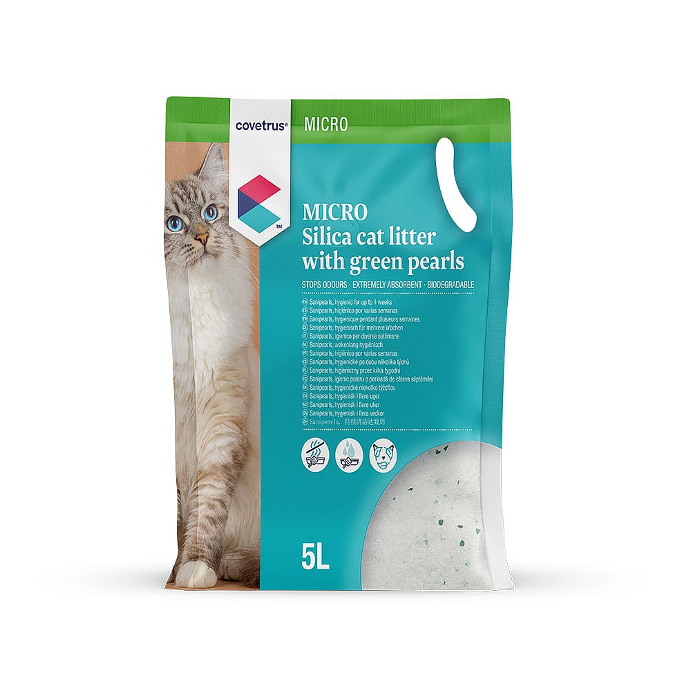 CVET Kattenbakvulling Lumpy Silica Groen 5 liter | 12847