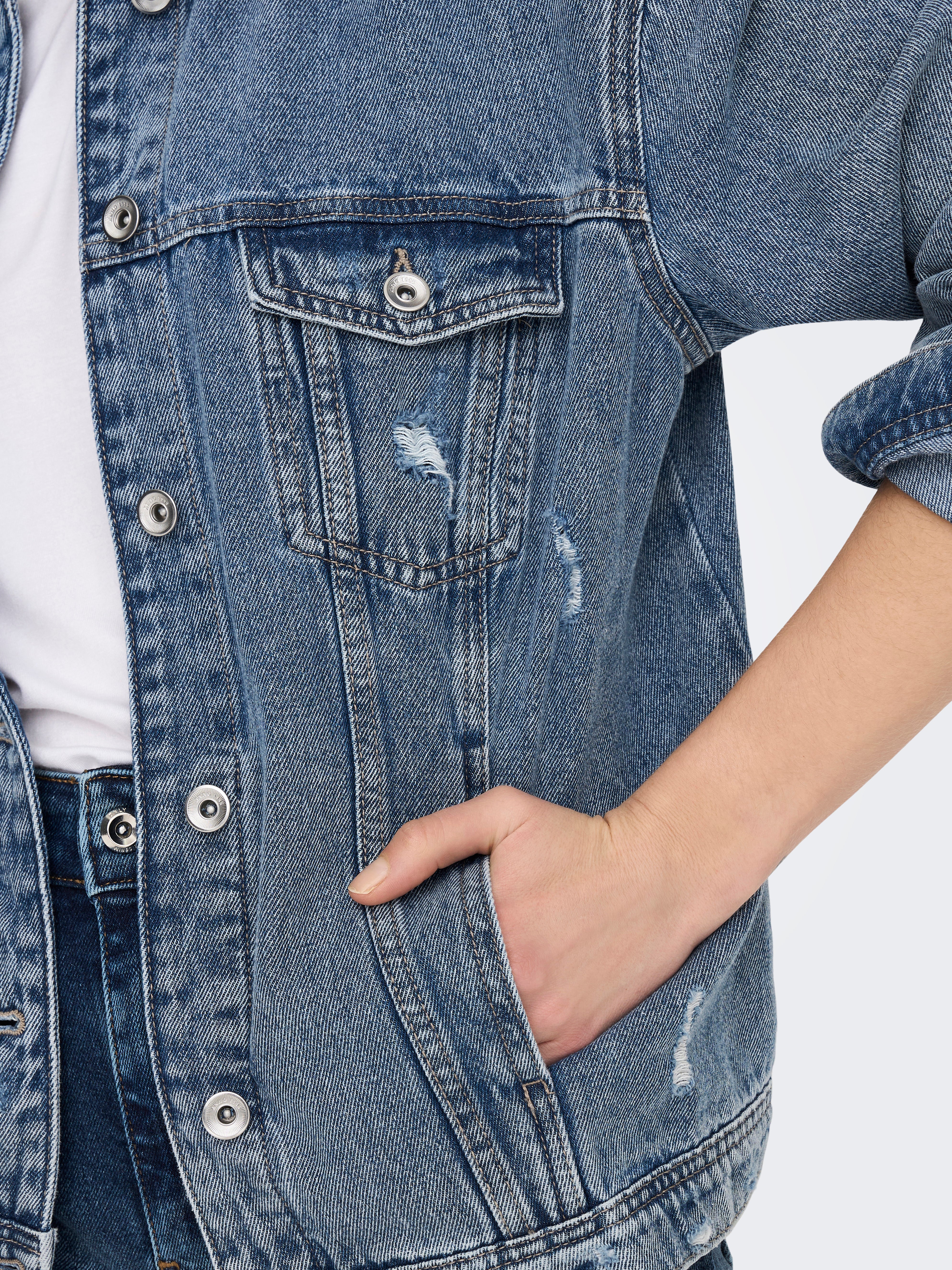 ONLEKAT Jeansjacke Medium Blue Denim