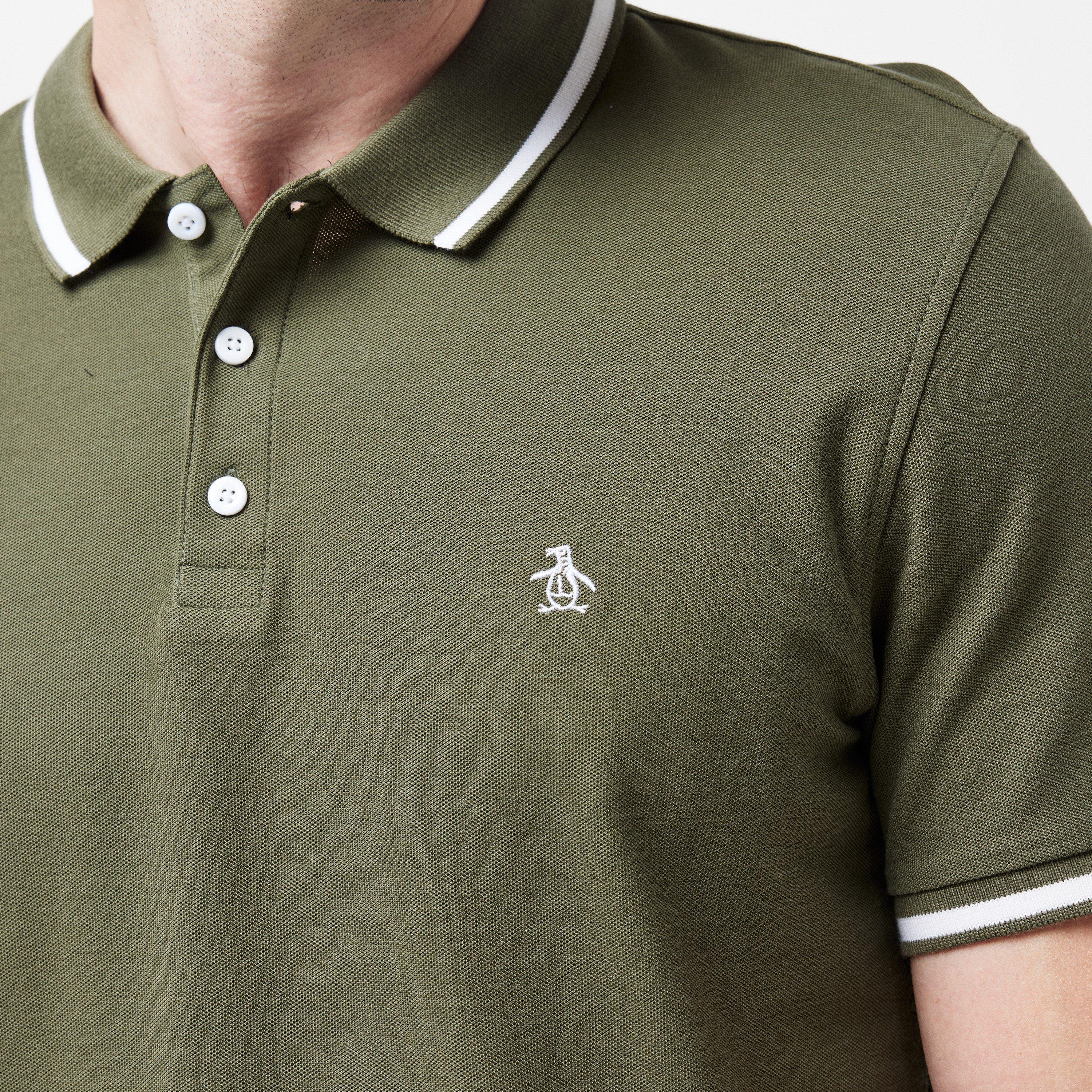 Original Penguin OP Tipped Polo Shirt Mens