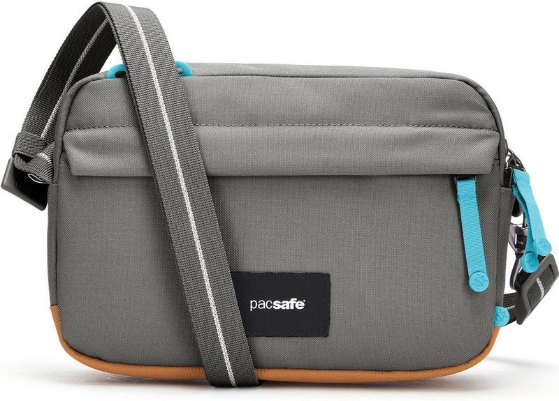 Pacsafe GO Crossbody - Schoudertas - Grijs - Gerecycled Polyester - 2.5 L