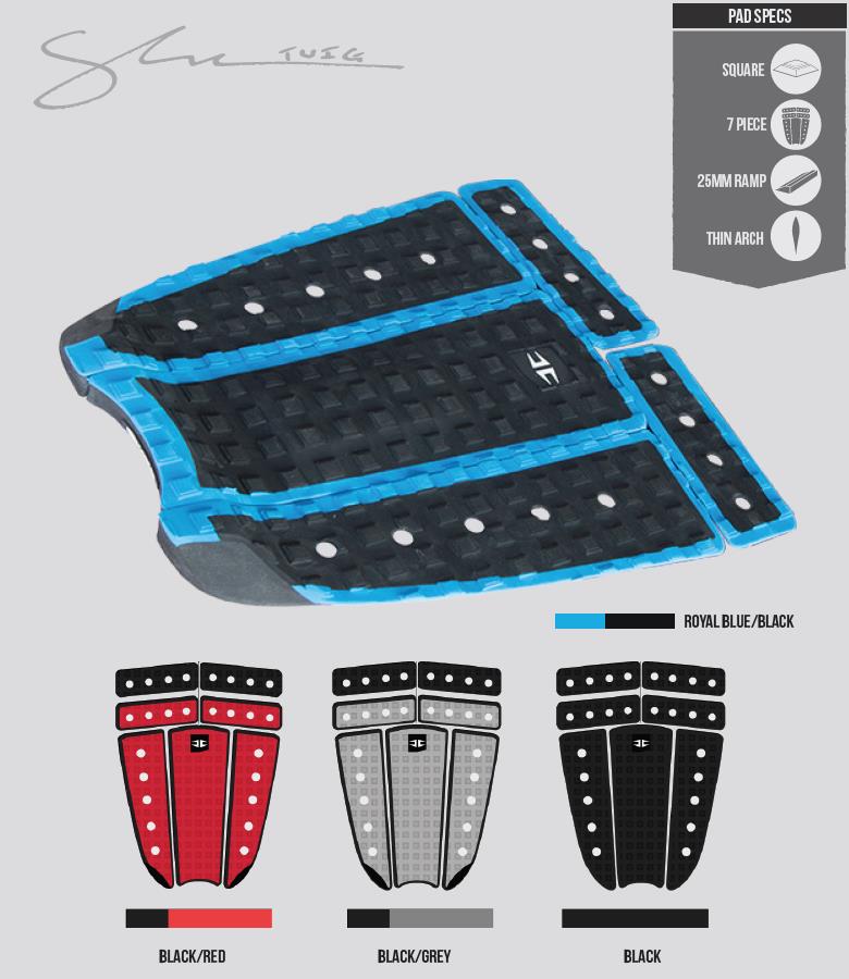HURRICANE Pads - Twiggy Traction Grey/Black