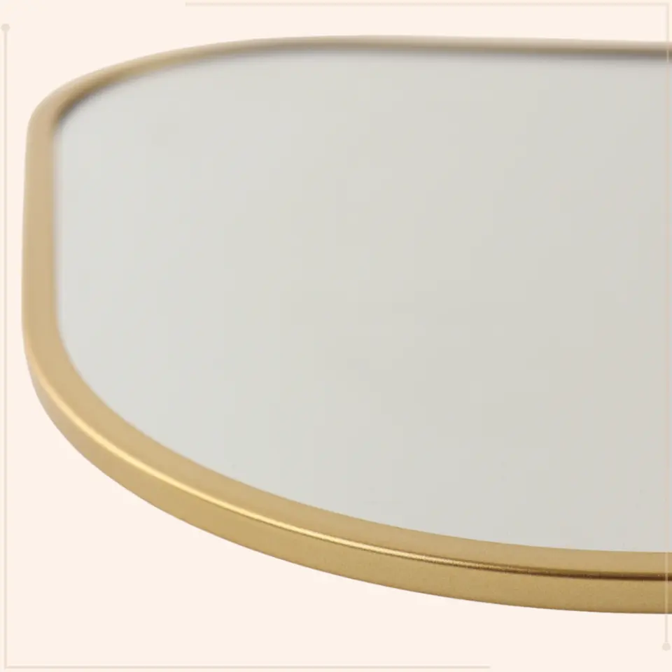 MISOU Spiegel Organische Vorm Goud 25x34cm