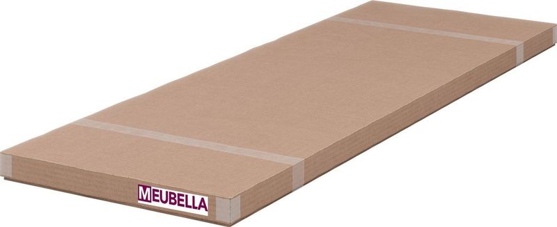 Meubella - Verity - Wandmeubel - Mat Zwart - Stevige Spaanplaat Constructie