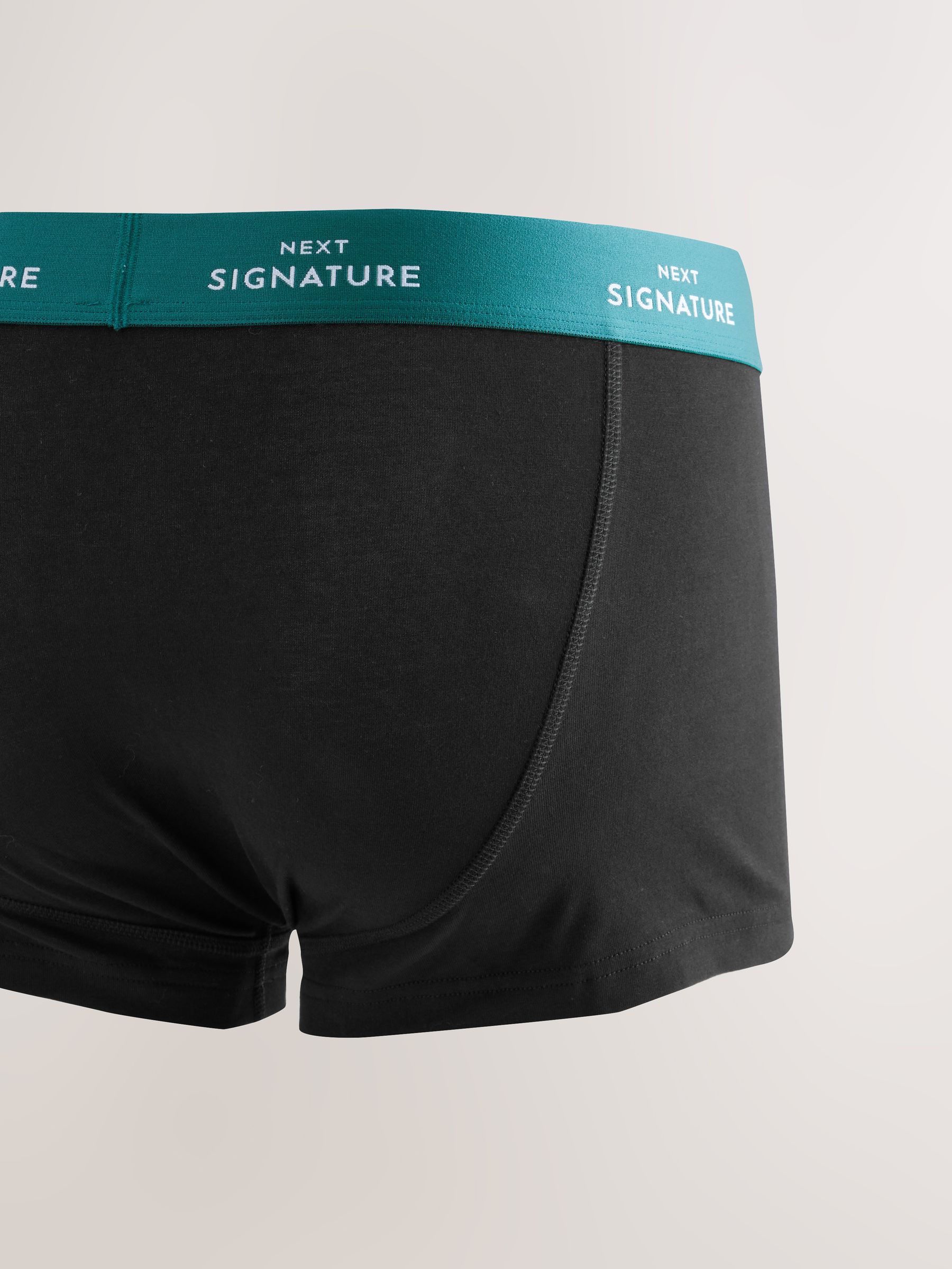 Zwarte blauwe taillebanden - Motionflex Signature hipster boxers
