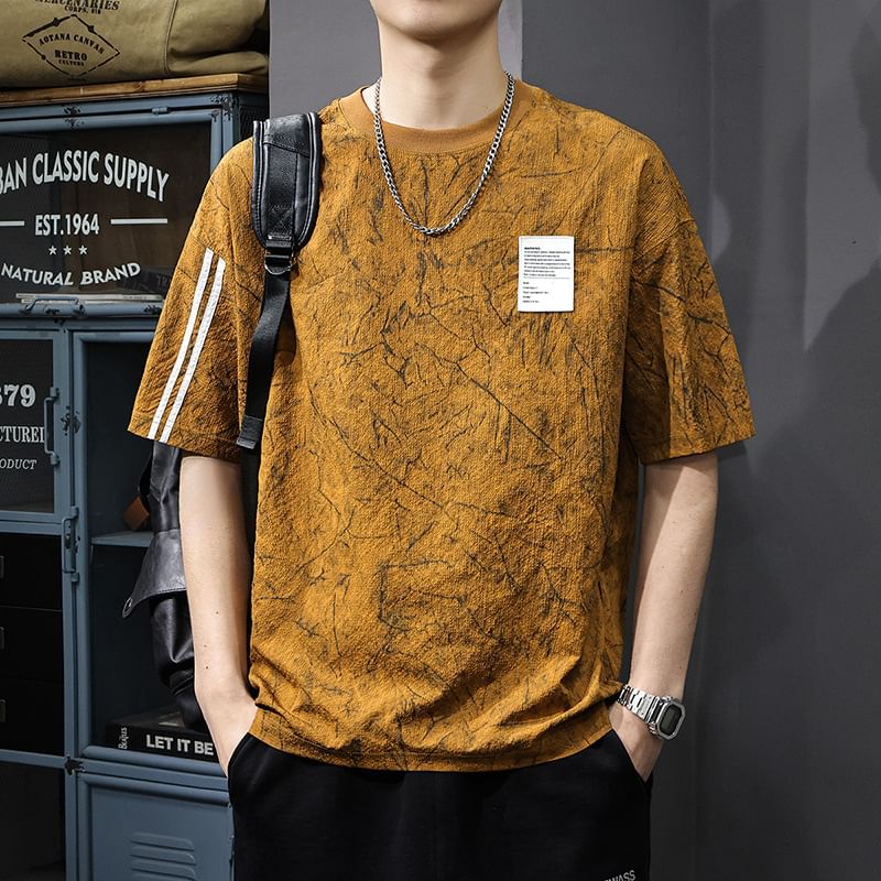 Nataro - T-shirt met korte mouwen en ronde hals en print