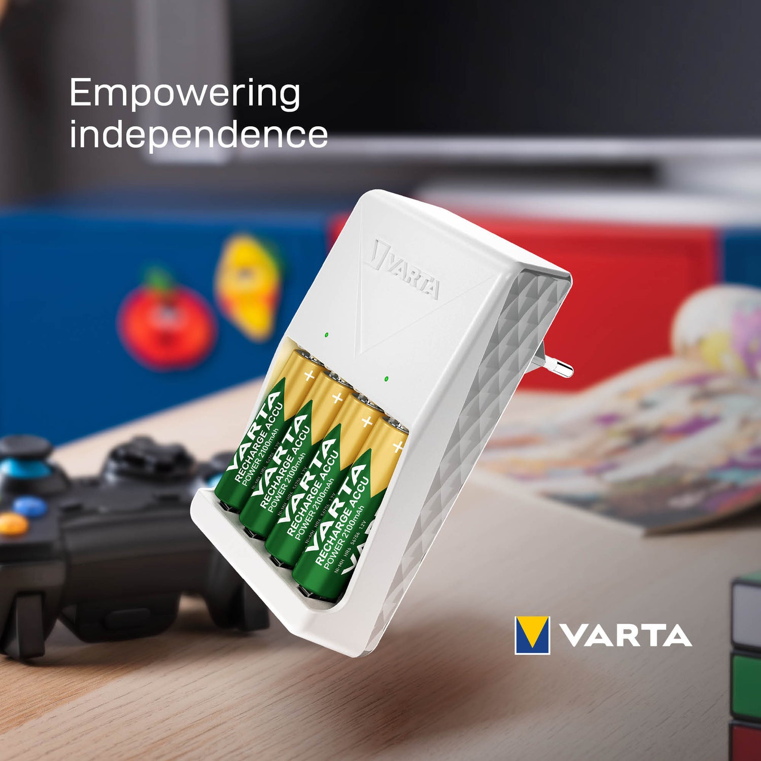 Varta AA oplaadbare batterij oplader Accu Power 4 stuks