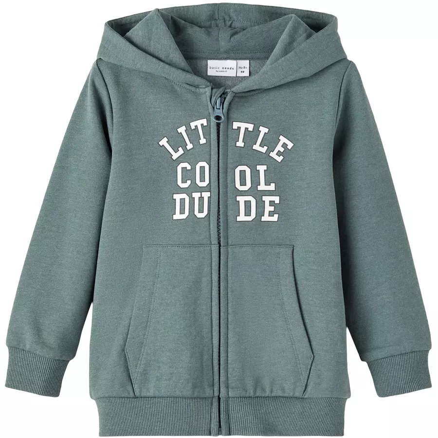 name it Sweatjacke Nmmvidar Balsam Green