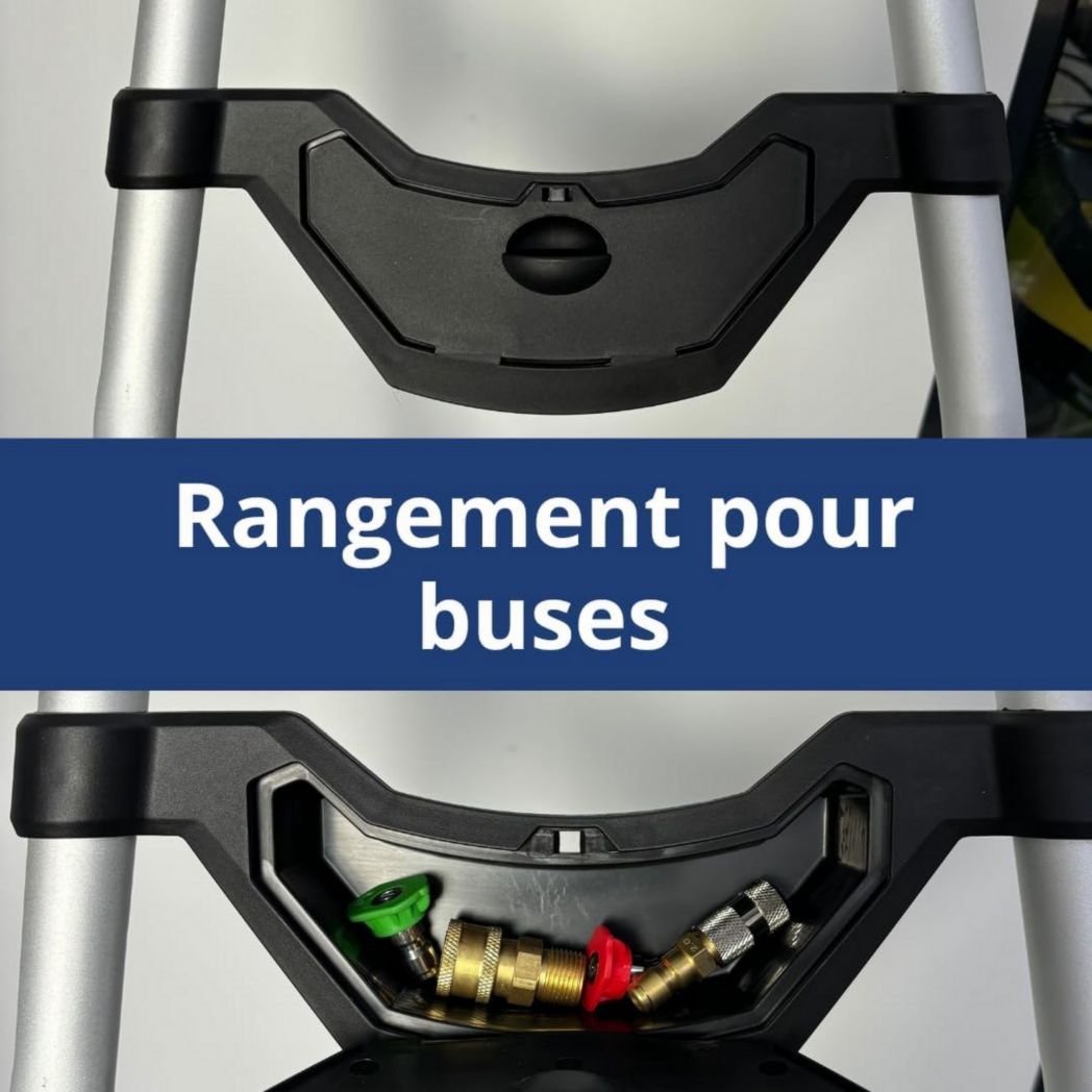 Pulvérisateur électrique OUTIWAX Pro Sprayer - 2 batteries + cloche de pulvérisation - Jet jusqu'à 10 m à 13 m - Capacité 35 L - 4 buses de pulvérisation - Pulvérisateur de toit électrique longue portée