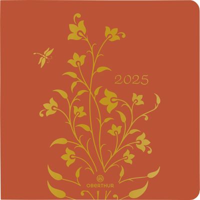 Agenda Astoria - 1 semaine sur 2 pages - 16,5 x 16,5 cm - orange - Oberthur
