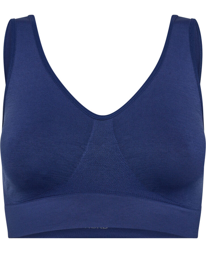 Magasin du Nord Collection Mellanie 2 S Seamless Bra Top Mazarine blue