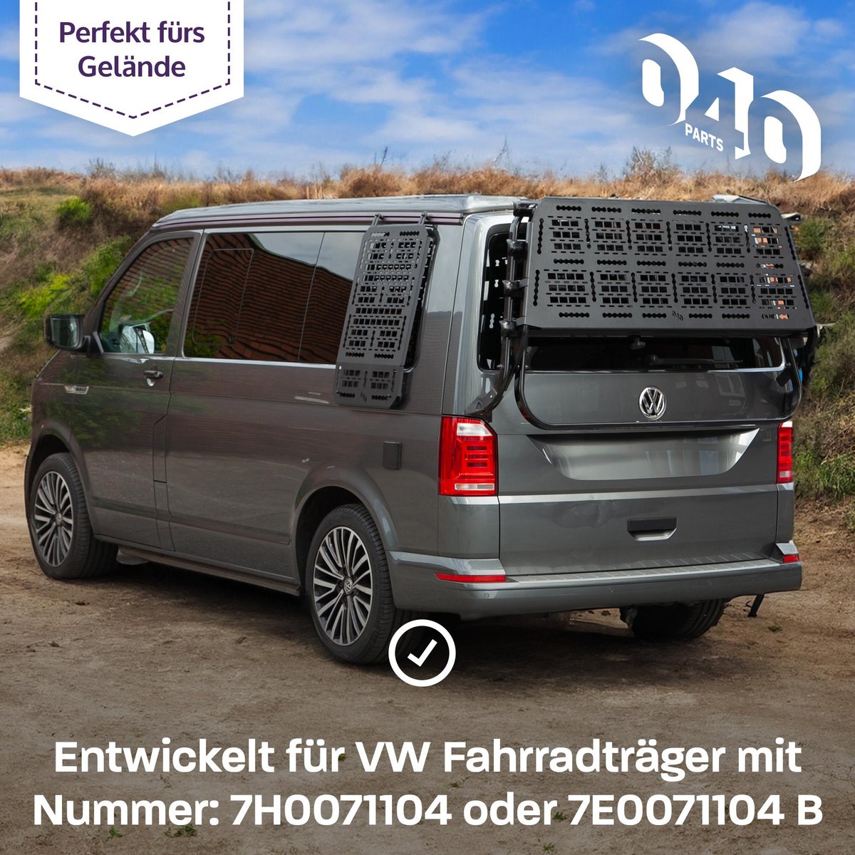 040 Parts Molle Board - VW T5 T6 T6.1