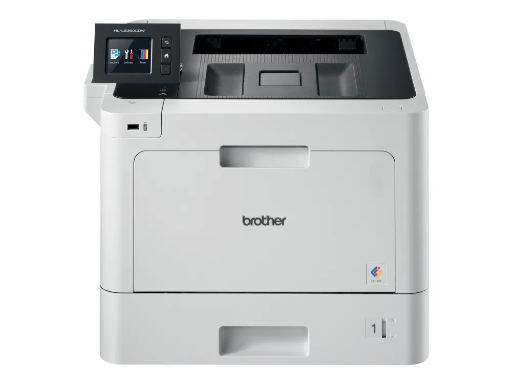 Brother HL-L8360CDW - Printer - farve - Duplex - laser - A4/Legal - 2400 x 600 dpi - op til 31 spm (mono) / op til 31 spm (farve) - kapacitet: 300 ark - USB 2.0, Gigabit LAN, Wi-Fi(n), USB vært, NFC