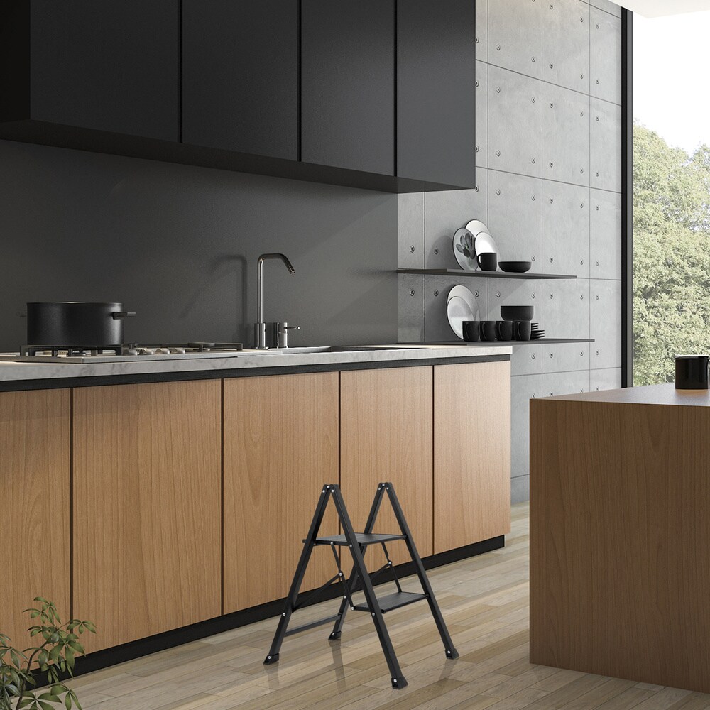Klappleiter SOLID W5 Aluminium, Stahl hjh OFFICE