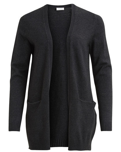 Vila  Viril l/s open knit cardigan-noos - sort
