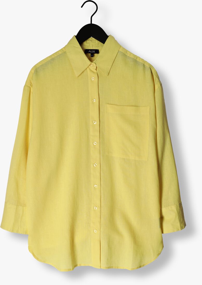ALIX THE LABEL gele alix the label blouse ladies woven linen lyocell blouse