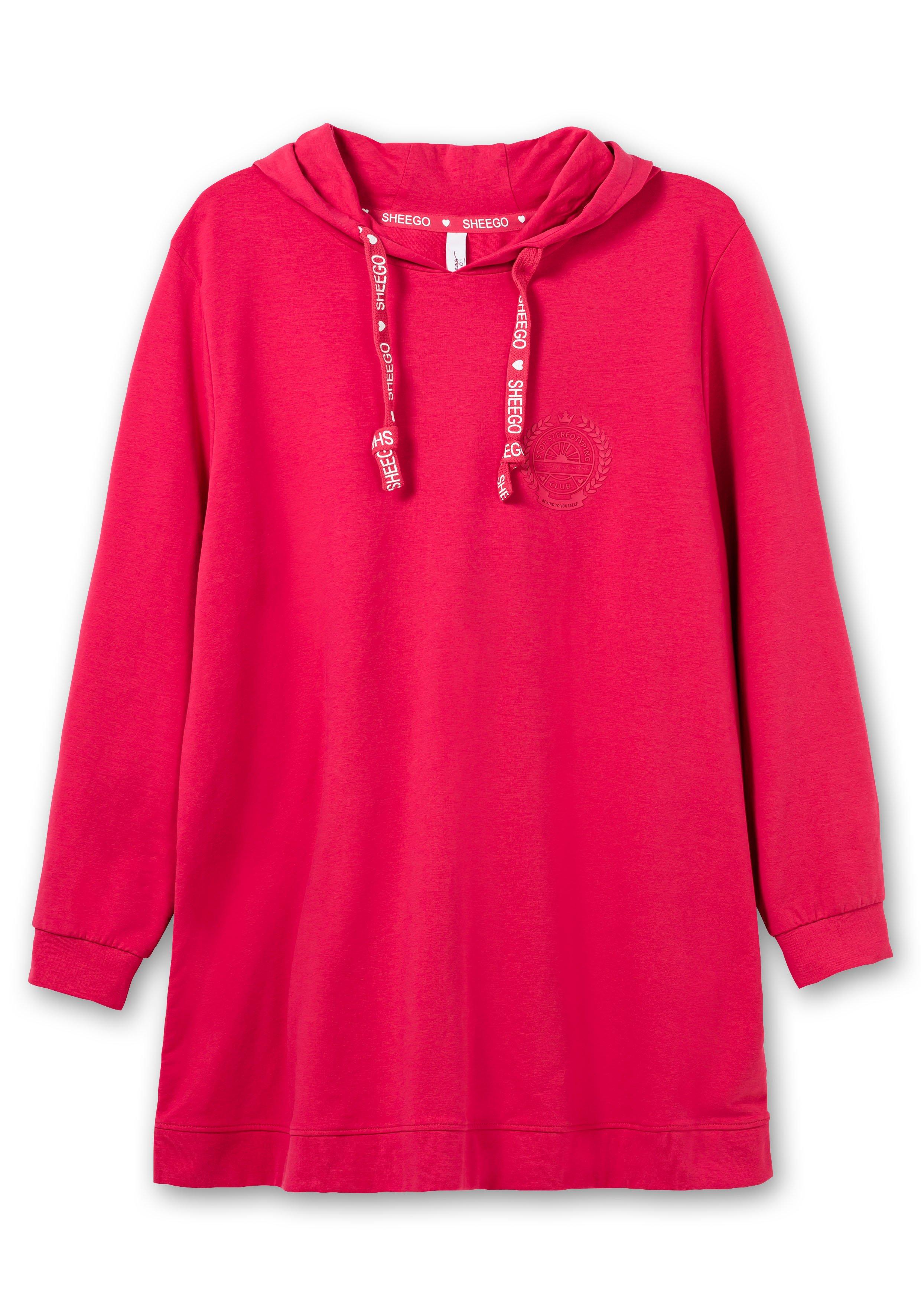 Kapuzensweatshirt mit seitlichen Zippern