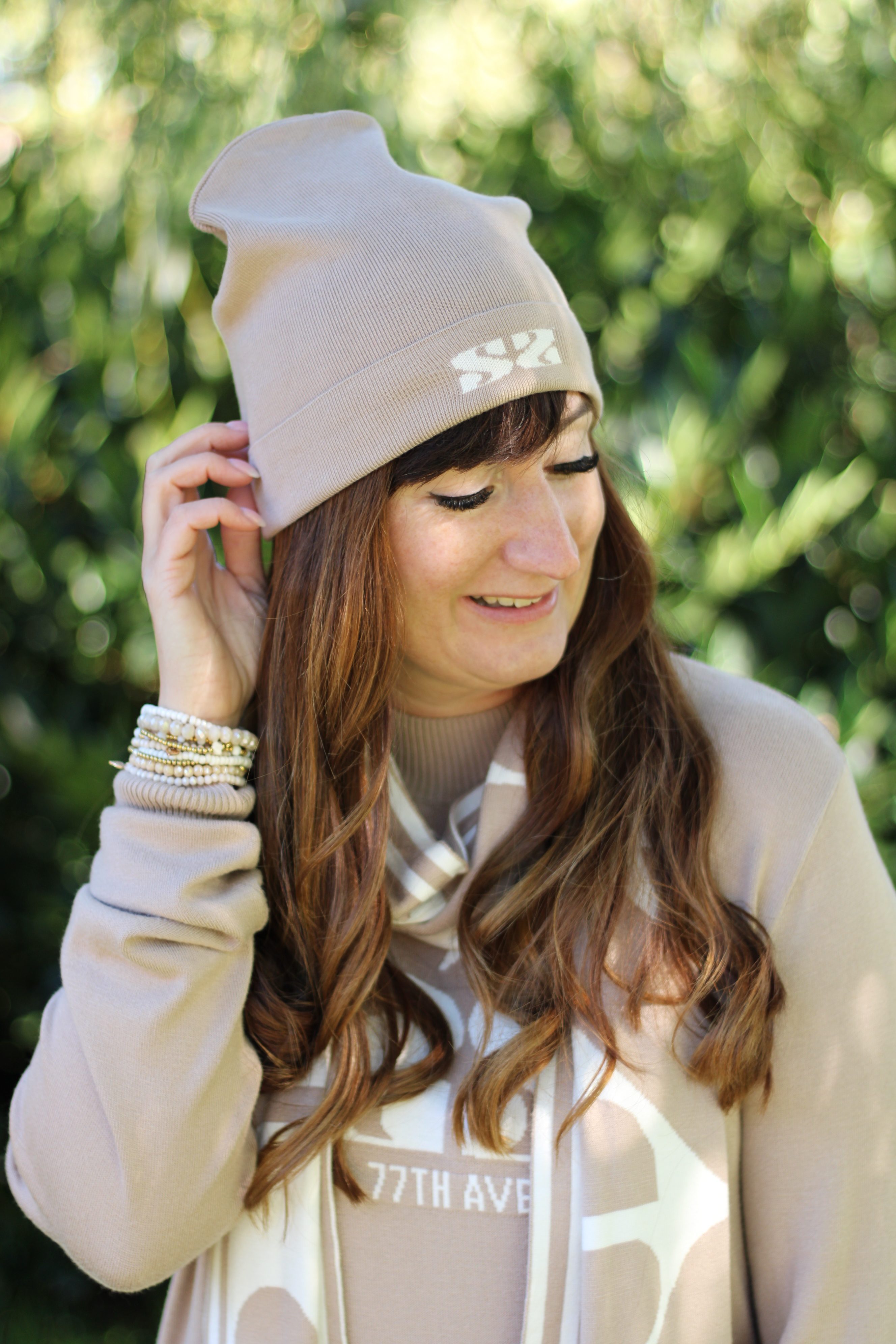 Zoso - Beanie - Greige/Offwhite