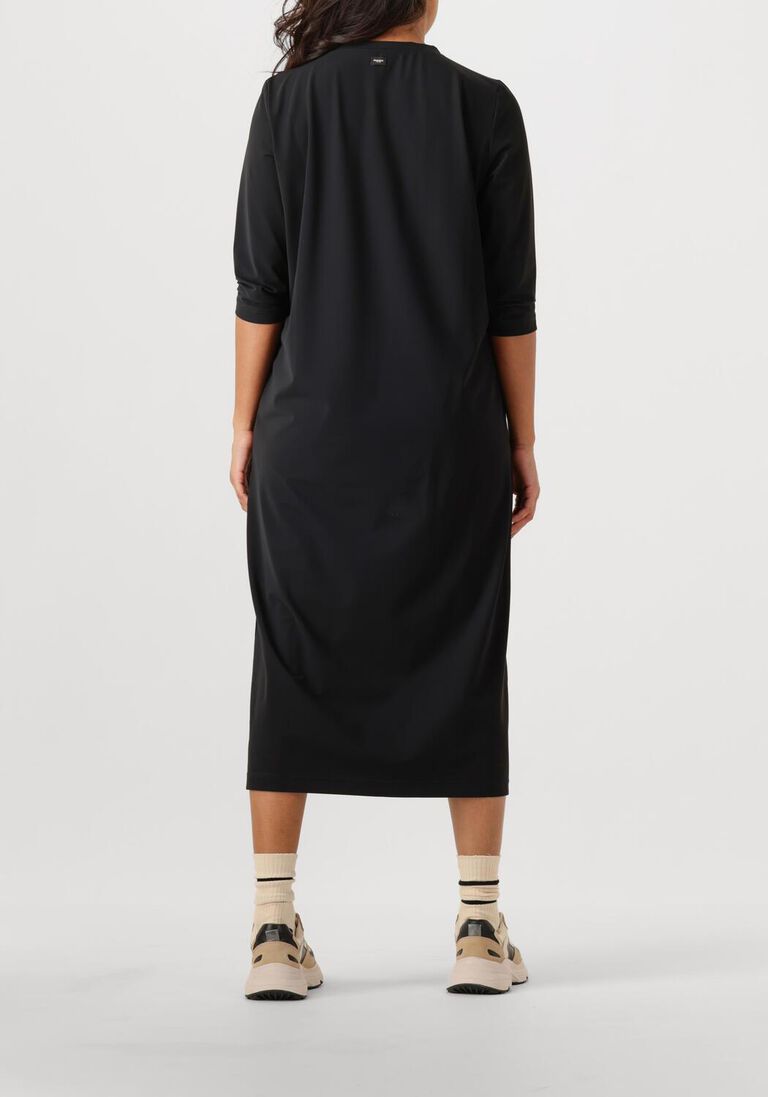 zwarte penn & ink midi jurk blake