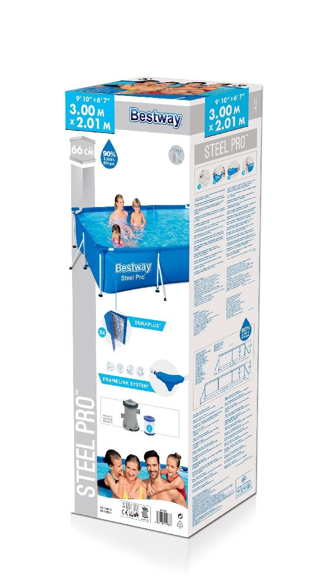 Bestway Zwembad Passaat Frame Rechthoek 300cm