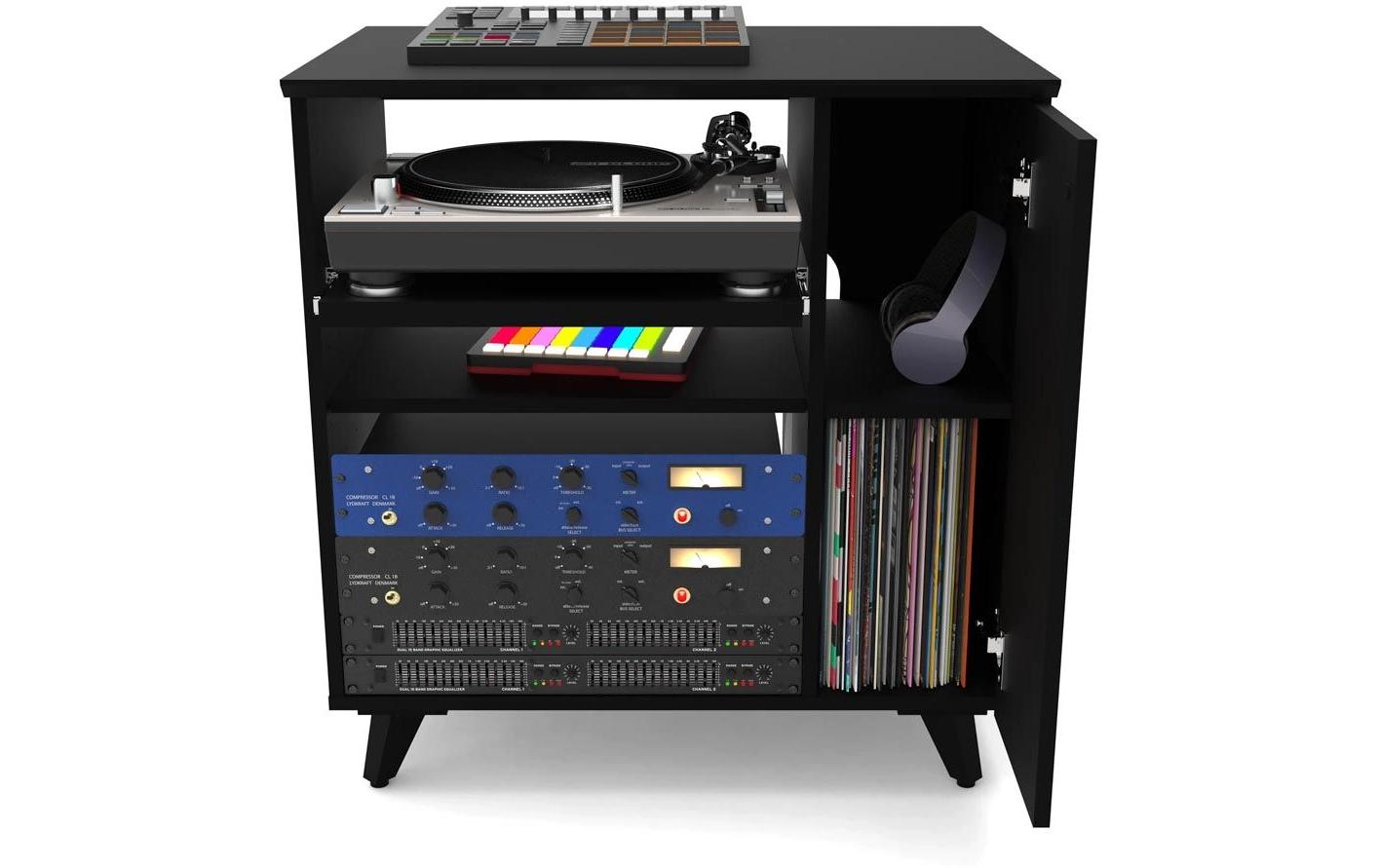 Erweiterung Modular Side Rack – Schwarz<br>Studio-Rack-Erweiterung für die Sound Desk- und Workbench-Serie
