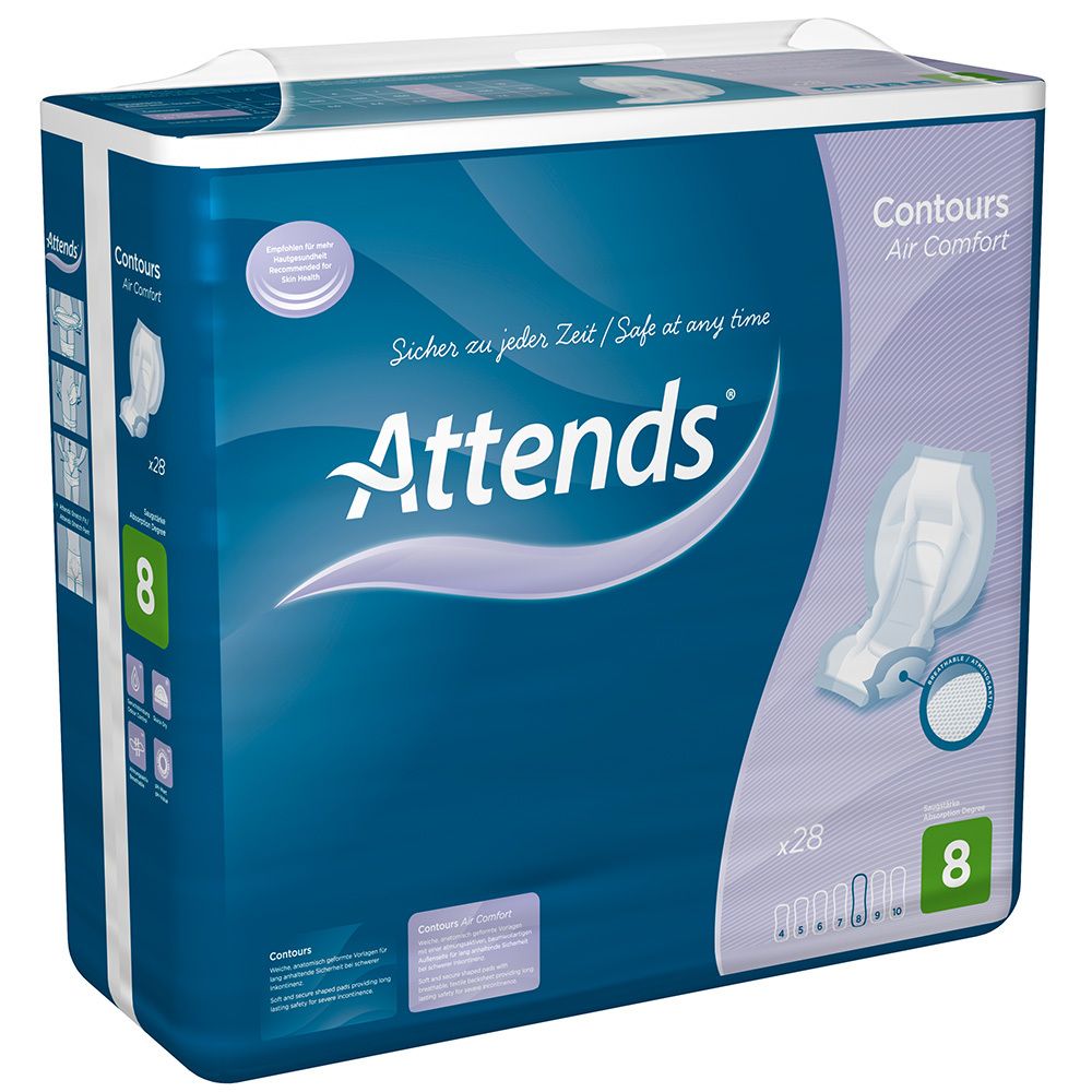 Attends® Contours Air Comfort 8 Vorlagen