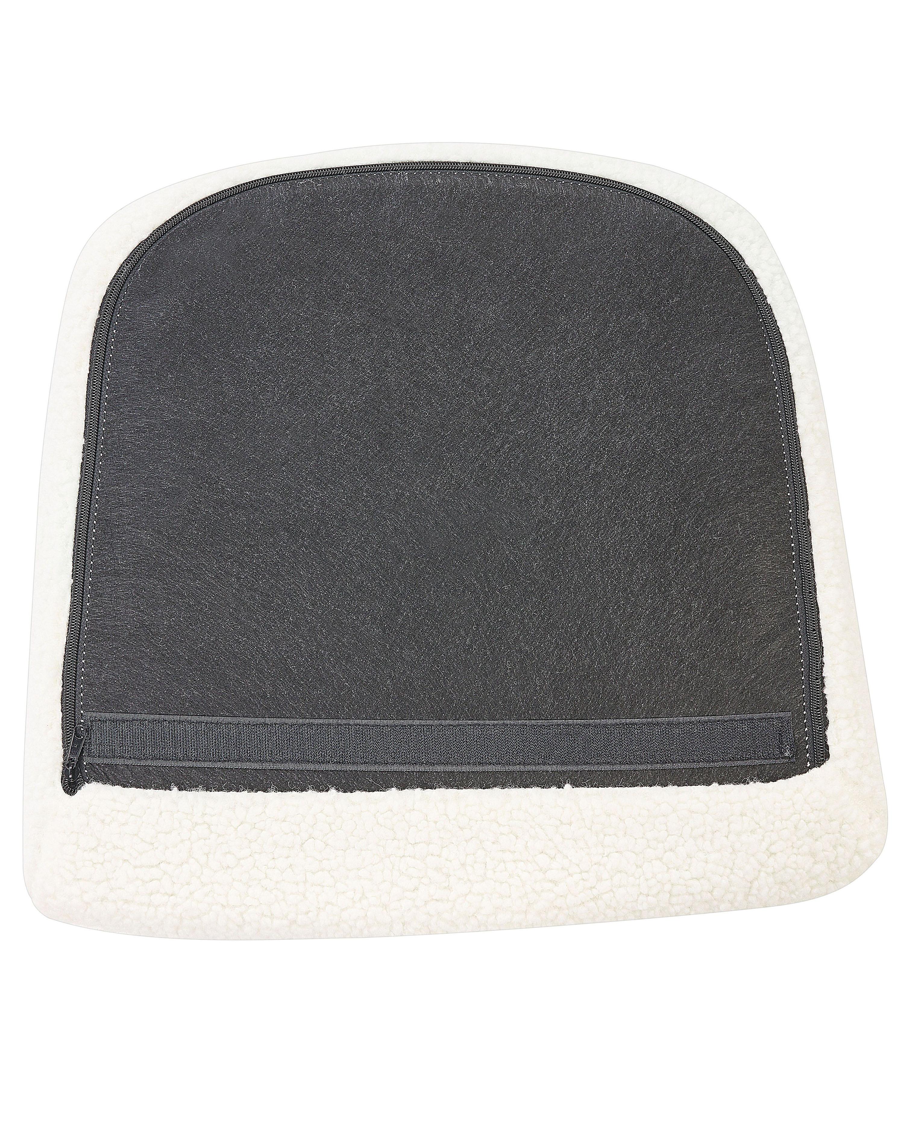 Schommelstoel ANASET Bouclé Lichtbeige