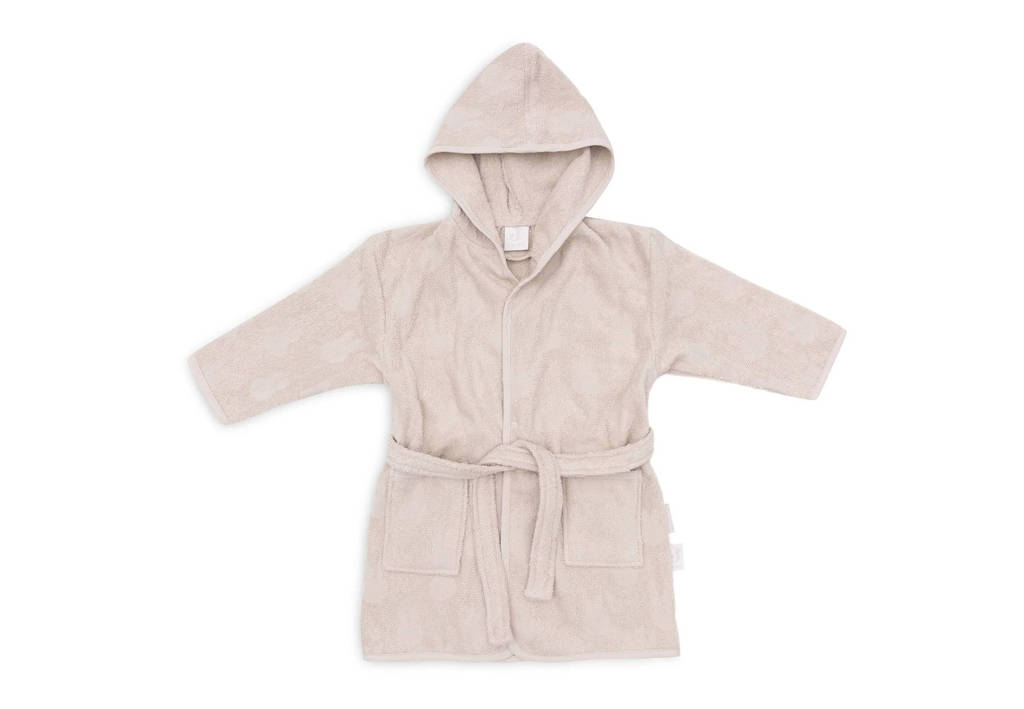 Jollein badstof badjas Miffy Jacquard Nougat