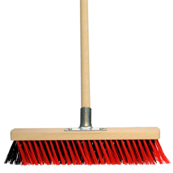 Straatbezem 40 cm met steel 160 cm