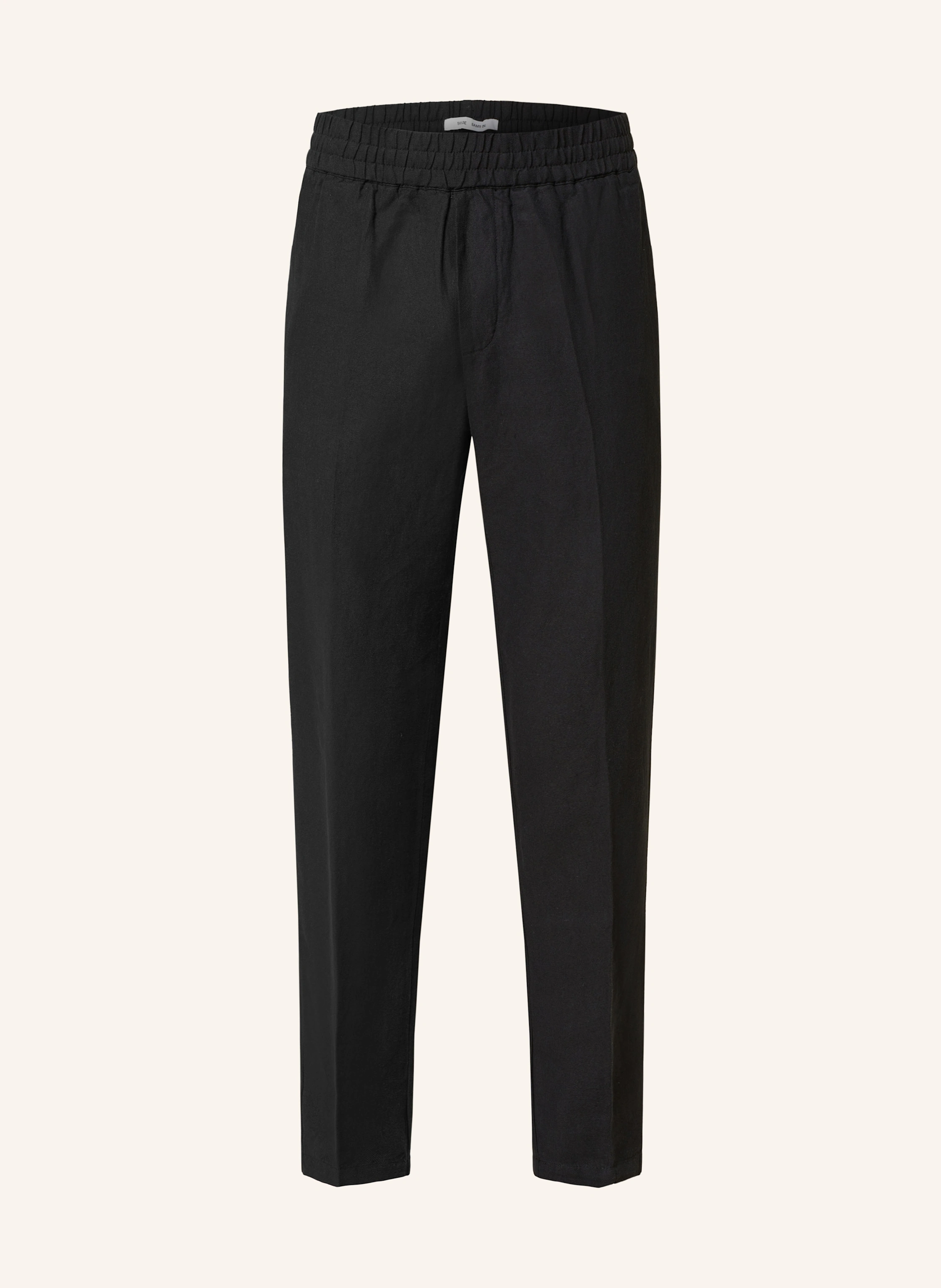 SAMSØE  SAMSØE Hose SMITHY im Jogging-Stil Slim Fit mit Leinen