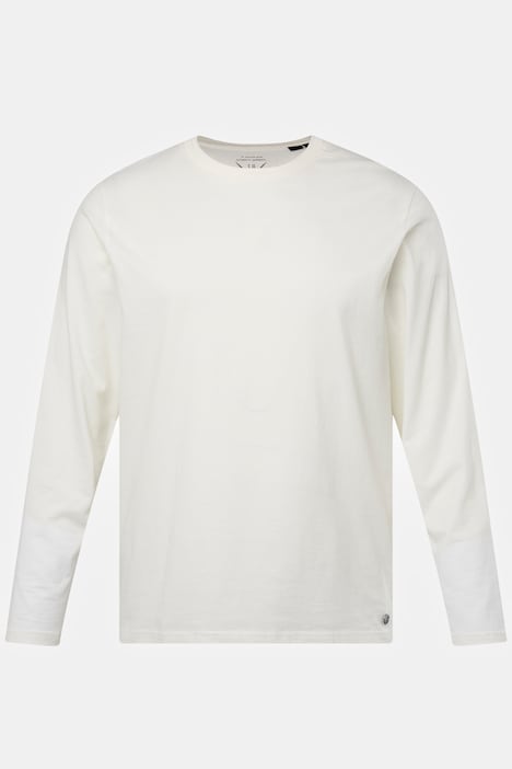 Langarmshirt, OEKO-TEX, Doppel-Ausschnitt