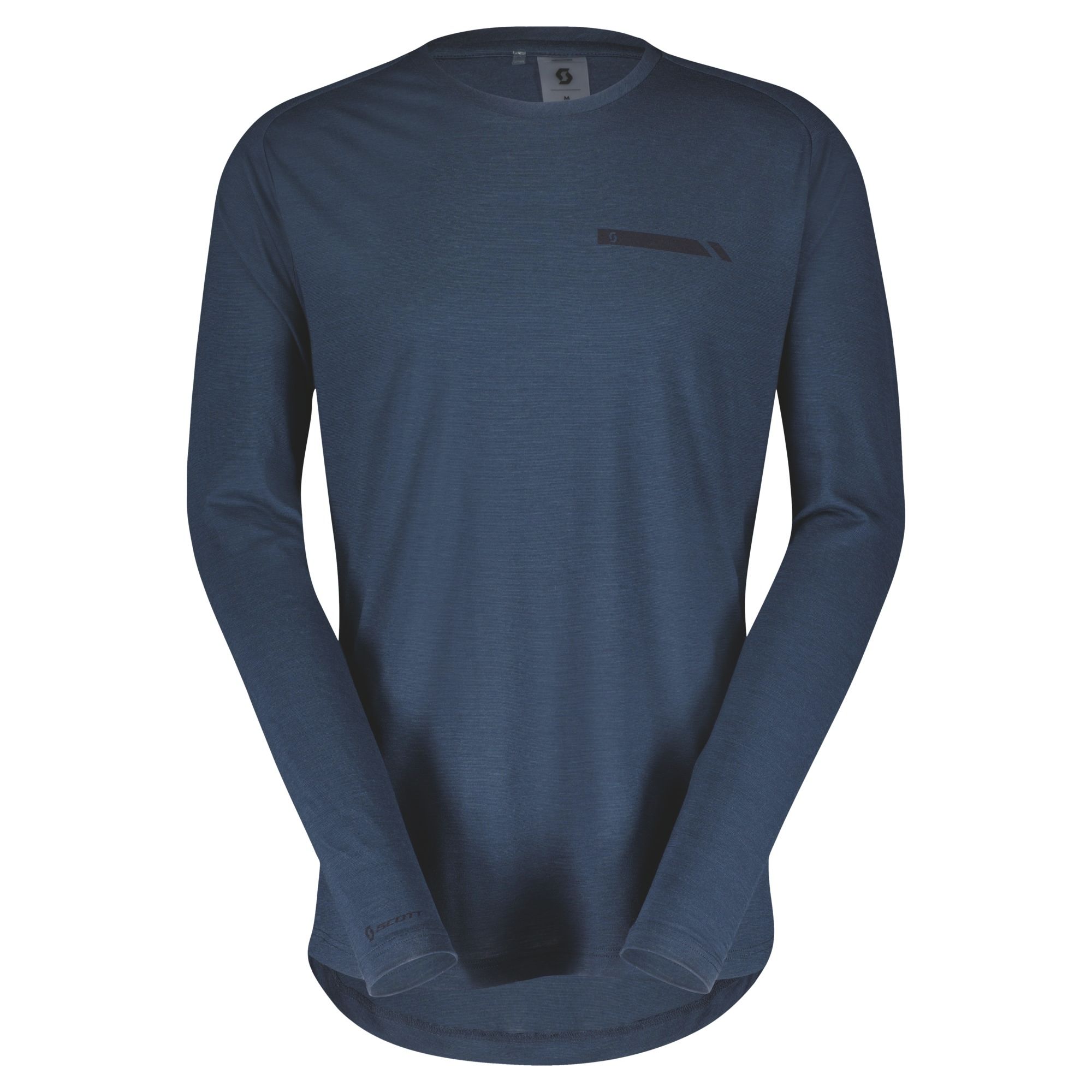 Scott Defined Merino Long-sleeve Trøje Metal Blå