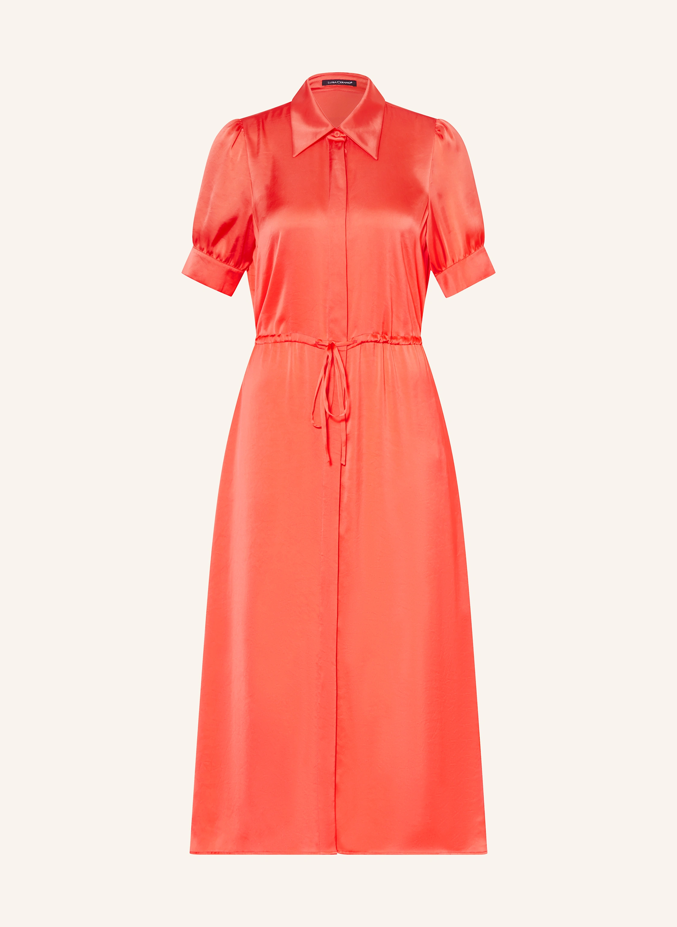 LUISA CERANO Hemdblusenkleid aus Satin